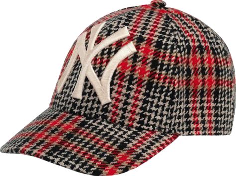 gucci hat plaid